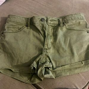Green shorts